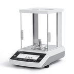 Analytical Balance 0.0001g*120g Laboratory Scale 0.1mg Accuracy High Precision Lab Scale Jewelry Scale Digital Scale 0.0001g (0.1mg*120g with Calibration Weight)