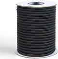 Strong and Durable Bungee Cord - 3/8" x 100ft Elastic Cord, Kayak Stretch String Rope, Bungee Shock Cords for Repairing Tent Poles, DIY, Tie Downs, Black