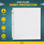 Always23 Sheet Protectors, Clear Sheet Protectors, Plastic Sheet Protectors, Nonglare, Economy 200 Pack