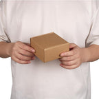 PHAREGE 4x4x2 inch Shipping Boxes Bulk 40 Pack Brown, Tab Lock Tuck Top Mailer Boxes for Packaging Small Business, Small Cardboard Gift Boxes for Wrapping Mailing Present