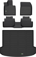 HAFIDI® Floor Mats & Cargo Liner Set Fit for 2023 2024 2025 Vinfast VF8 All Weather Protection TPE Anti-Slip Automotive Full Set Floor Liners Custom Accessories - Black
