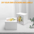 PETAFLOP Shipping Boxes 7x7x5 White Cardboard Box Kraft Corrugated Small Mailing Boxes, 25 Pack