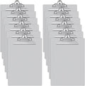 Mimorou 12 Pcs Metal Clipboard Heavy Duty Aluminum Clipboards 12 x 9 Inch Metal Clip Board with Low Profile Clip A4 Letter Size Document Holder for Office School Medical Jobsite Laboratory