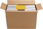 HORLIMER 40 Pack 9x6x2 Shipping Boxes, White Corrugated Cardboard Box for Mailing, Packaging, Small Business