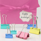 Binder Clips, 100PCS Large Binder Clip Assorted Sizes, Medium Small Binder Clips for Paperwork, Bulldog, Office Clips, Paper Clamps, Colorful Binder Clip Set for Office and School Supplies