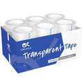 OWLKELA 30 Rolls Transparent Tape Refills, Clear Tape, All-Purpose Transparent Glossy Tape for Office, Home, School