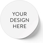 5-1000 Custom Vinyl Stickers - Upload Your own Image, Text, Design, Logo - Personalized Logo Labels for Handmade, Packaging, Bottle, Jars, Candle, Brand Stickers (White, 1x1)