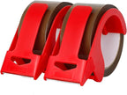 CHUANGSEED 2-Pack Brown Packing Tape with Dispenser-2.7mil x 1.88" x 55Y Heavy Duty Packing Tape for Moving Boxes-Moving Tape Strong Adhesive Packaging Tape.