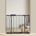 Walk Through Baby Gate 29-43.5 Inch Wide Large Baby Gate for Stairs Tension Pet Dog Gates Indoor for Doorways No Drilling Pressure Mounted Pet Gates for Kids