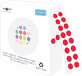PARLAIM 0.25 Inch Color-Code Dot Stickers,1000 Stickers Roll Colorful Coding Label Sticker for Office,Student Classroom(Red)
