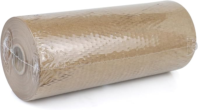 BOMEI PACK Honeycomb Packing Paper Wrap 12"x 328' Recycled Bubble Cushioning Bags Rolls Friendly Transportation and Handling Bags Packing Supplies Materials