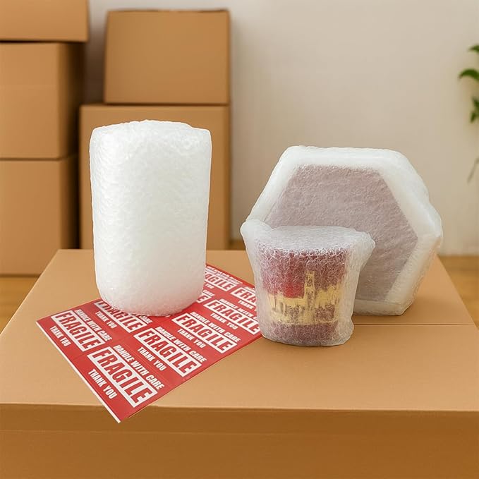 Bubble Cushioning Wrap Roll 8in x 36ft 1roll Bubble Cushion Packing Wrap for Moving & Shipping Heavy Duty Protection for Mailing & Packaging Boxes