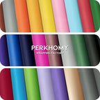 PerkHomy 17.8" x 1,440" (120') Wine Red Kraft Paper Roll for Craft Bulletin Board Paper Art Table Covering Crafting Gift Wrapping Bouquet Packing Parcel 80GSM 55LB (Wine Red, 17.8" x 120')