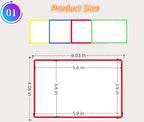 400 Large Moving Labels for Boxes Color-Coded Label Stickers Packing Labels for Moving 6 x 4 Colored for Home Organization Projects, Bins, Kitchen Storage Containers