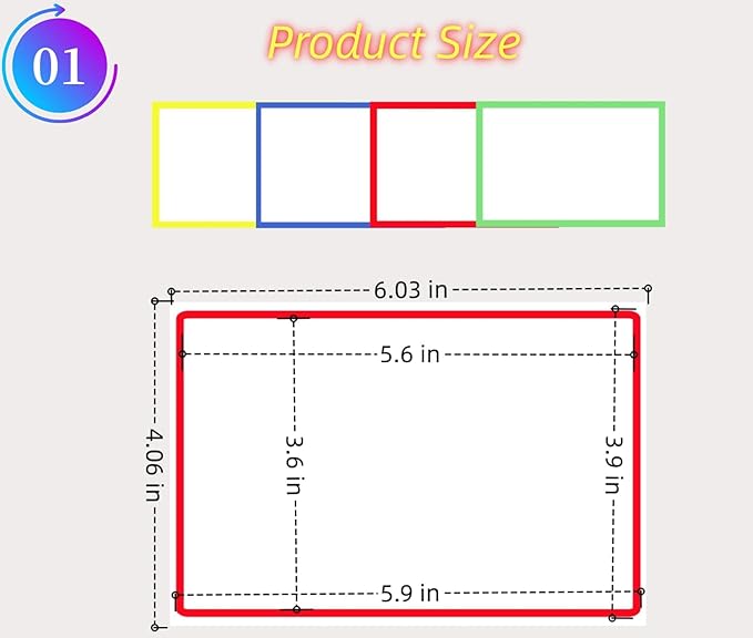 400 Large Moving Labels for Boxes Color-Coded Label Stickers Packing Labels for Moving 6 x 4 Colored for Home Organization Projects, Bins, Kitchen Storage Containers
