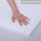 Cushion Sheet Upholstery Foam High Density Foam Padding Seat Replacement Upholstery Wrap Sponge Padding for Cushions Chairs Packing Storage and Shipping(79 x 16 x 0.8 Inch,White)