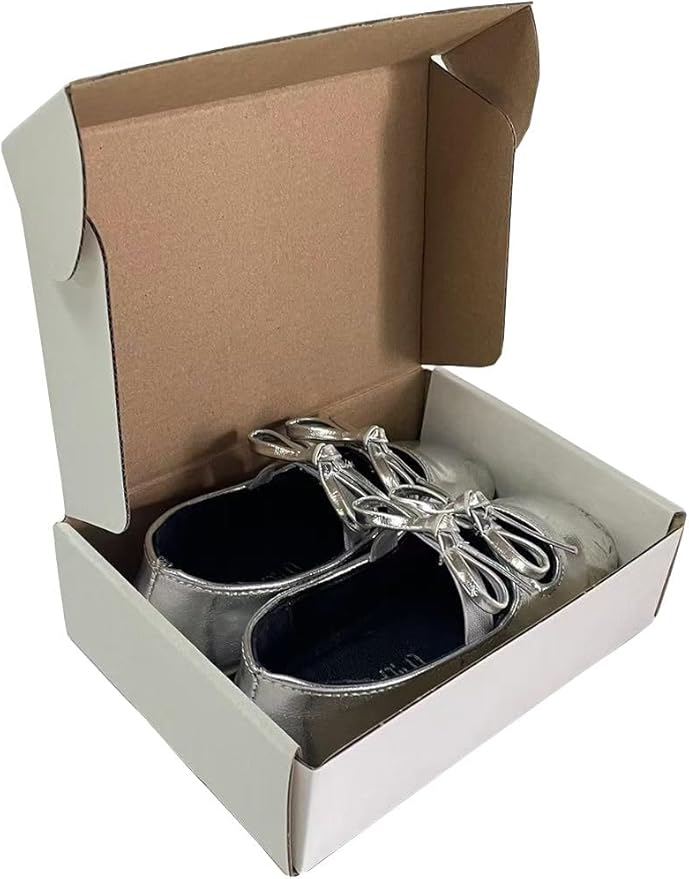 7x5x2 Shipping Boxes Set of 50, White Small Corrugated Cardboard Box, Mailer Box