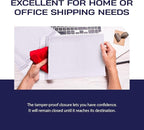 200-Pack Waterproof Poly Bubble Mailers 8.5 x 12 - Thick, Durable, Instant Seal Envelopes with Strong Adhesive - Pacron Protective Shipping Mailers for Jewelry, Cosmetics, SD Cards, USB Cables