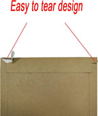 Rigid Mailers 30 Pack 7.5 x 9.5 inches Brown Self Seal Stay Flat Bulk Cardboard Kraft No Bend Mailers Peel and Seal for Document Photos Pictures Papers Files CD