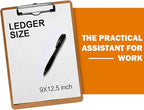 Clipboards, HERKKA 32 Pack Hardboard Office Clipboards Low Profile Clip Standard A4 Letter Size, ECO Friendly