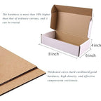 Shipping Boxes, 8"x6"x4" Which is Anti-Impact Come with Exquisite Sealing Label.Suitable E-Commerce Packaging, Shipping Packaging.