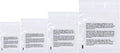 Poly Bags with Suffocation Warning 6x9", 8x10", 9x12", 11x14" - Combo Pack of 400 (100 each size) - Clear Poly Bags by Retail Supply Co - Resealable