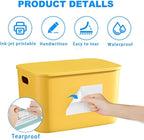 Removable Freezer Labels, Date Label 1x2 Inch Food Storage Stickers, Waterproof Oil Resistant Easy Clean Leaves no Residue 300 Total Per Roll,2 Rolls
