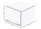 Box USA BM443 4"L x 4"W x 3"H, White (Pack of 50)