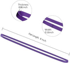 Coopay 180 Pieces Large Rubber Bands Bulk, 8 Inches Heavy Duty Strong Elastic Bands for Office Supply School Home, Securing Trash Can Garbage Cans, File Folders (Purple)