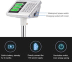 TUFFIOM 661lbs Weight Electronic Platform Scale,Stainless Steel High-Definition LCD Display,Digital Floor Heavy Duty Scales,Perfect for Luggage Package Price Computing Postal Shipping Mailing