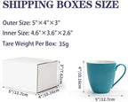 Shipping Boxes 5X4X3 Set of 40, White Corrugated Cardboard Box for Mailing Business Packaging