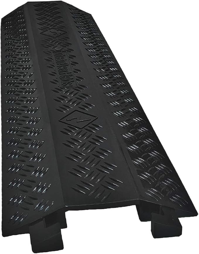 Electriduct Drop Trak Cable & Hose Protector Cord Cover - Medium - Black