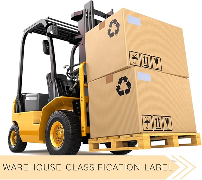 PARLAIM Large 5 x 3 inch Rectangle Color Coding Sticker, Writable Square Color Code Label for Moving Box (250pcs Silver)