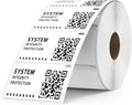 Compatible for DYMO 30334 (2-1/4"x1-1/4) Address Barcode White Thermal Labels Work with LabelWriter 4XL Printer 1 Roll 350 Labels NOT Fit 5XL