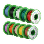 BNTECHGO 22 Gauge Silicone Wire Kit 10 Color Each 50 ft Flexible 22 AWG Stranded Tinned Copper Wire