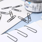 300Pcs Large Paper Clips,2 Inch Paper Clip,Jumbo Paperclips Great for Office Supplies, School(Black)