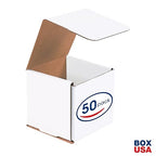BOX USA Shipping Boxes Small 5"L x 5"W x 5"H, 50-Pack | Corrugated Cardboard Box for Packing, Moving and Storage