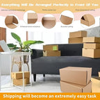 Shipping Boxes,9" x 6" x 4" Which is Anti-Impact Come with Exquisite Sealing Label.Suitable E-Commerce Packaging, Shipping Packaging.