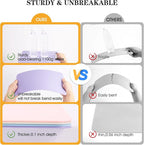 1 PCS Purple Clipboard with Pen Holder, Standard A4 Letter Size,Nursing Clip Boards 8.5x11 Heavy Duty, Low Profile Clipboards for Women Kids Teacher, School Office Home Work