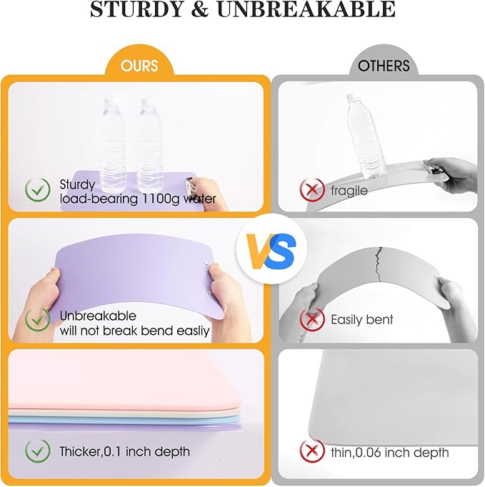 2 PCS Purple Clipboard with Pen Holder,Standard A4 Letter Size,Nursing Clip Boards 8.5x11 Heavy Duty,Low Profile Clipboards for Women Kids Teacher,School Office Home