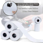 Azure Zone, Thermal Paper Rolls 2-1/4 X 50ft, 50 Rolls, Fits Most POS Machines and Cash Registers, Great for Businesses and Sales