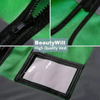 BeautyWill Custom Logo Safety Vest Class2 High Visibility Reflective Vest Breathable Construction Vest
