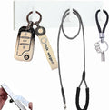 Kingdong White Key Holder for Wall 304 Stainless Key Hooks Adhesive Key Holder Wall Mount Key Hanger with 3 Heavy Duty Hooks Key Organizer for Kitchen, Bedroom, Bathroom (White(3 Hooks))