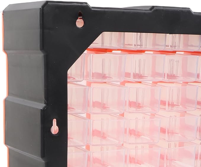Nuts and Bolts Organizers and Storage,Parts Organizer,39 Drawer Organiser DIY Tool Bits Plastic Storage Units Workshop Screws and Small Parts Cabinet for Home Crafts