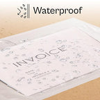 7"x 10" Clear Enclosed Packing Envelope Plain Face Usable Dim 6.5" x 9.5" Front- Clear, Back- White (1000 Pack)
