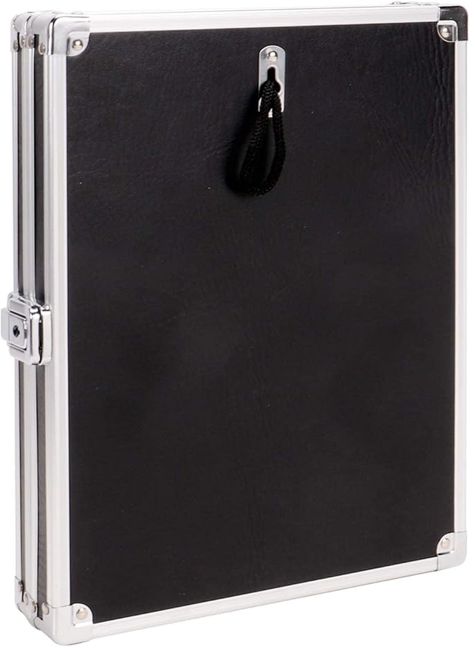 Vaultz Locking Storage Clipboard for Letter Size Sheets, Key Lock, Black (VZ00151)