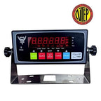 PEC Heavy-Duty Industrial Floor Scale with Carbon Steel Ramp, Warehouse Pallet Weighing Equipment, Accurate Digital Indicator Included (48” x 60”, Ramp6048)
