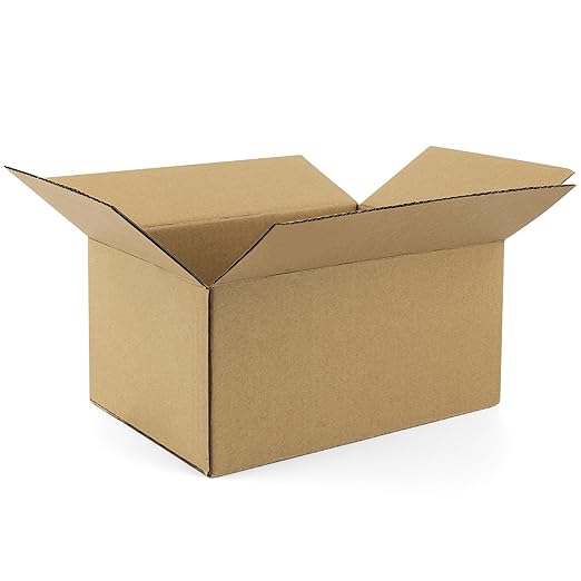 Golden State Art 10x7x5 Inches Shipping Boxes 28 Pack, Brown Corrugated Cardboard Box for Small Business Mailing Shipping and Storage
