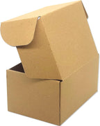 Small Brown Shipping Boxes for Small Business Pack of 25-6x4x3 inches Cardboard Corrugated Mailer Boxes for Shipping Packaging Craft Gifts Giving Products