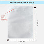 1000 PCS 6"x 9" Clear Self-Adhesive Packing List Envelopes Plastic Shipping/Mailing Pouch Enclosed Bags for Packing Slips Invoice Label